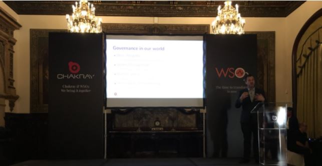 Paul Fremantle, CTO y Co-fundador WSO2 en el evento de Chakray en Sevilla
