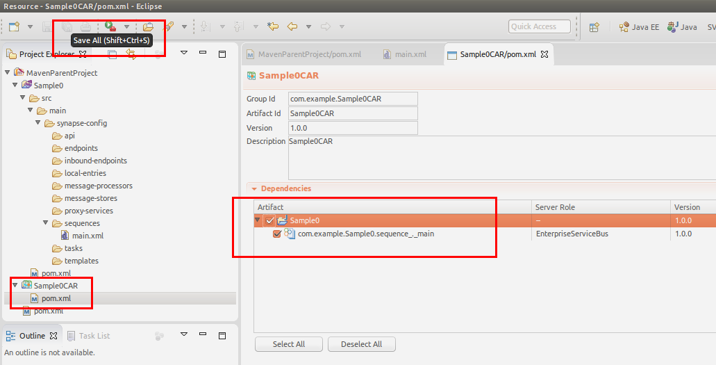 esb section catalog examples
