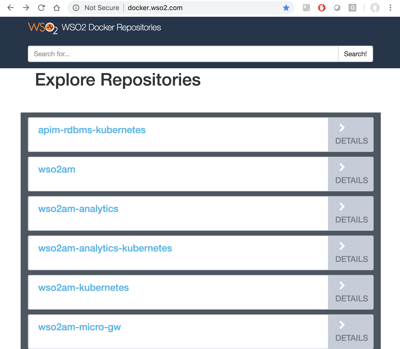 explore repositories chakray