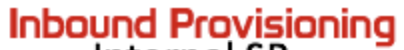 INBOUND PROVISIONING WSO2 IS