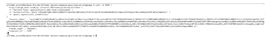 Generar Token de acceso