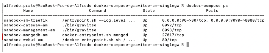 Comprobar estado del servicio