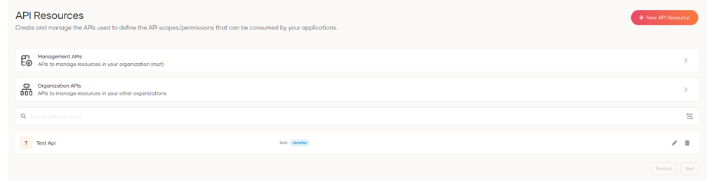 API Resources