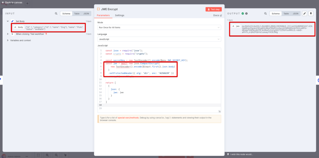 Claves para mejorar cifrado de datos de una API (Screenshot 2)
